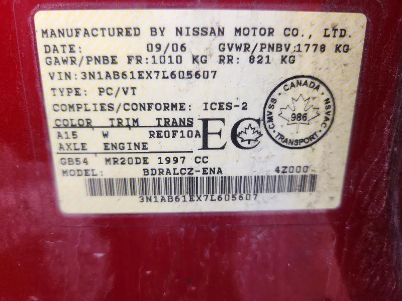 2007 Nissan Sentra 2.0