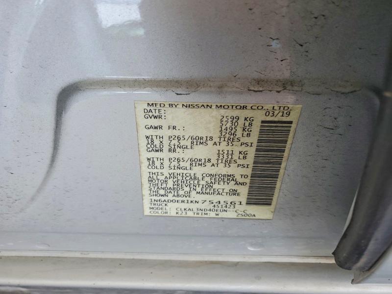 2019 Nissan Frontier SL