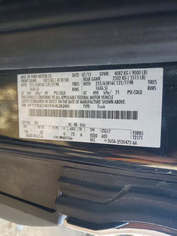 2015 Ford Transit 250 Utility / Service van