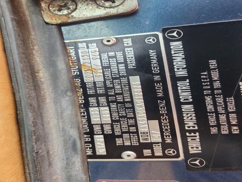 1984 Mercedes-Benz 380 sl