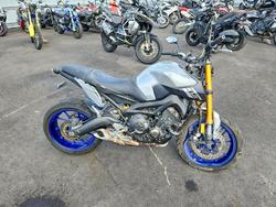Salvage motorcycles for sale at Sun Valley, CA auction: 2015 Yama FZ09
