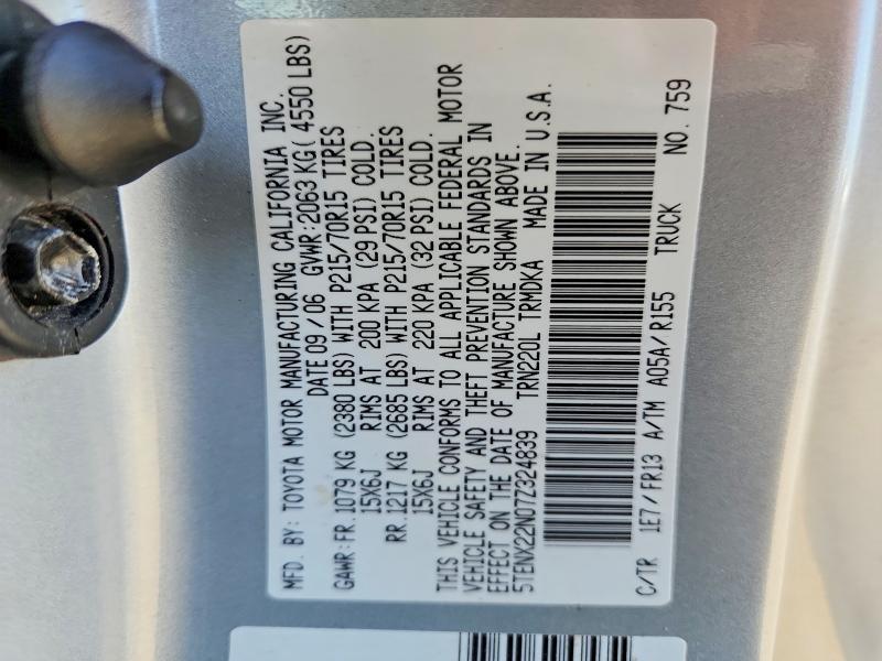2007 Toyota Tacoma Base