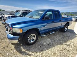 Salvage cars for sale from Copart San Martin, CA: 2004 Dodge RAM 1500 ST