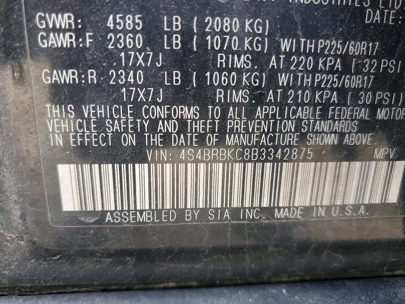 2011 Subaru Outback 2.5i Limited