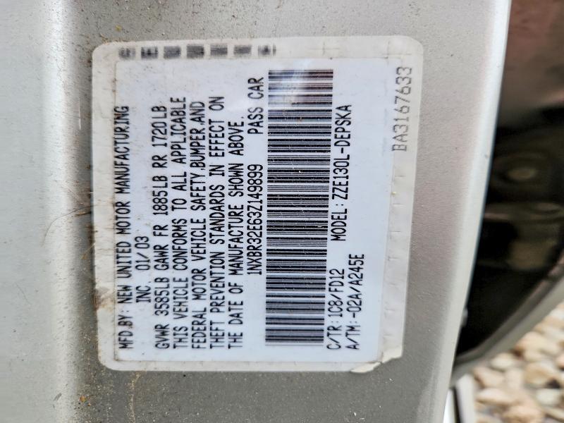 2003 Toyota Corolla s