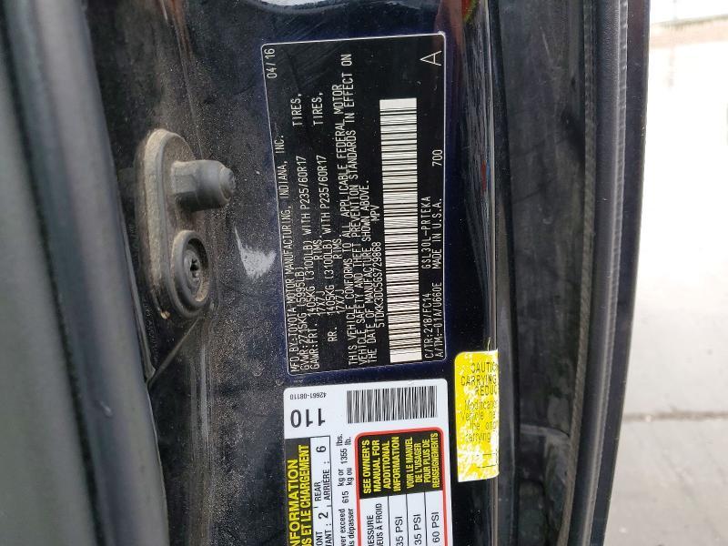 2016 Toyota Sienna le