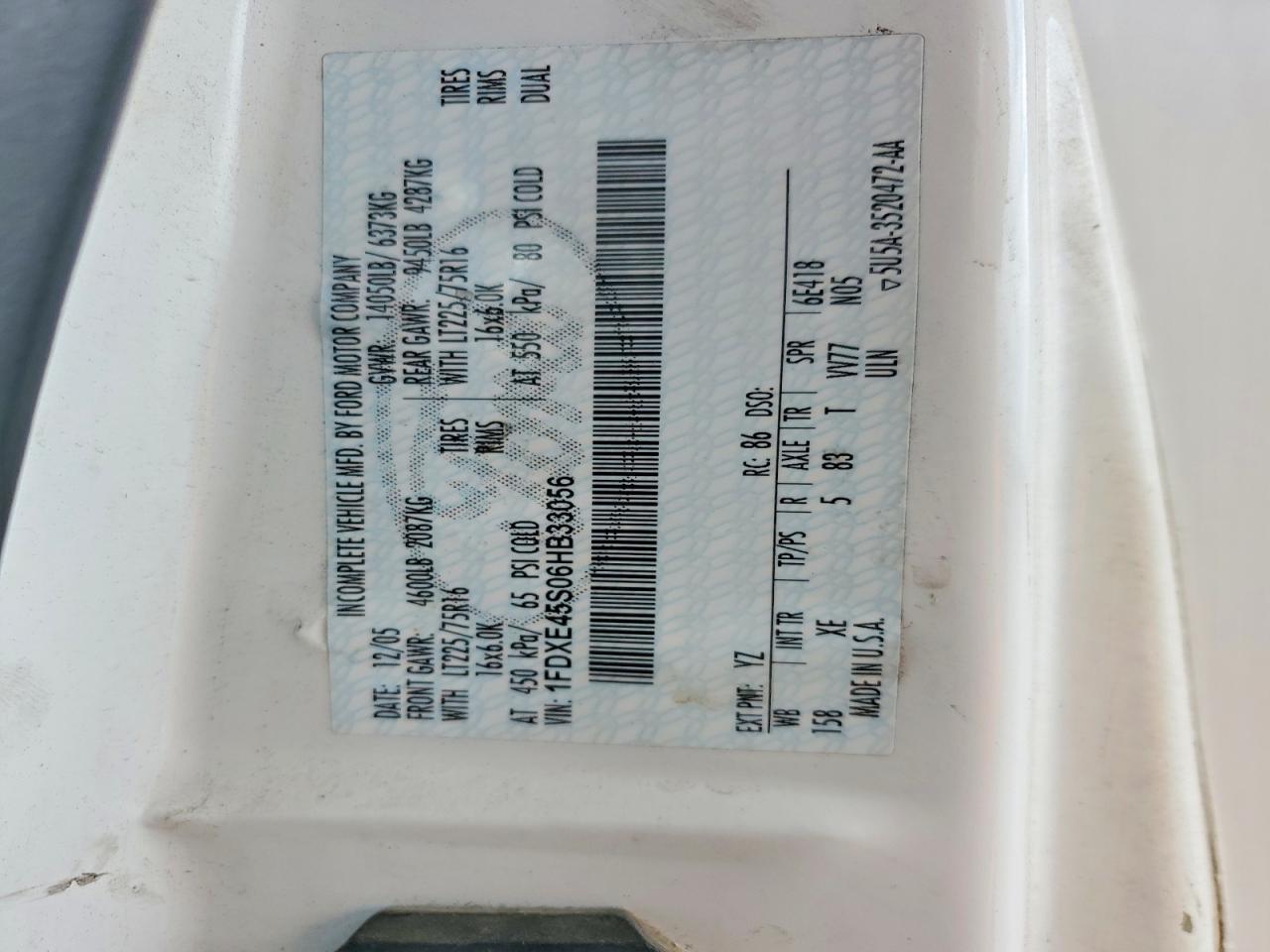 2006 Ford E450 Shuttle Bus