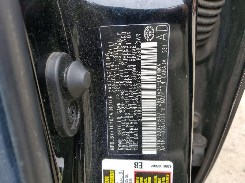 2011 Toyota Corolla le