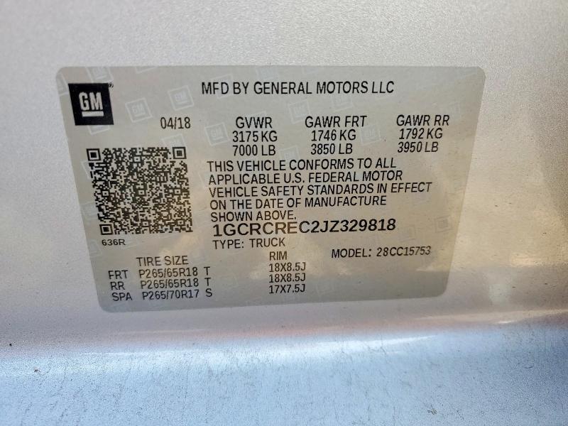 2018 Chevrolet Silverado C1500 LT