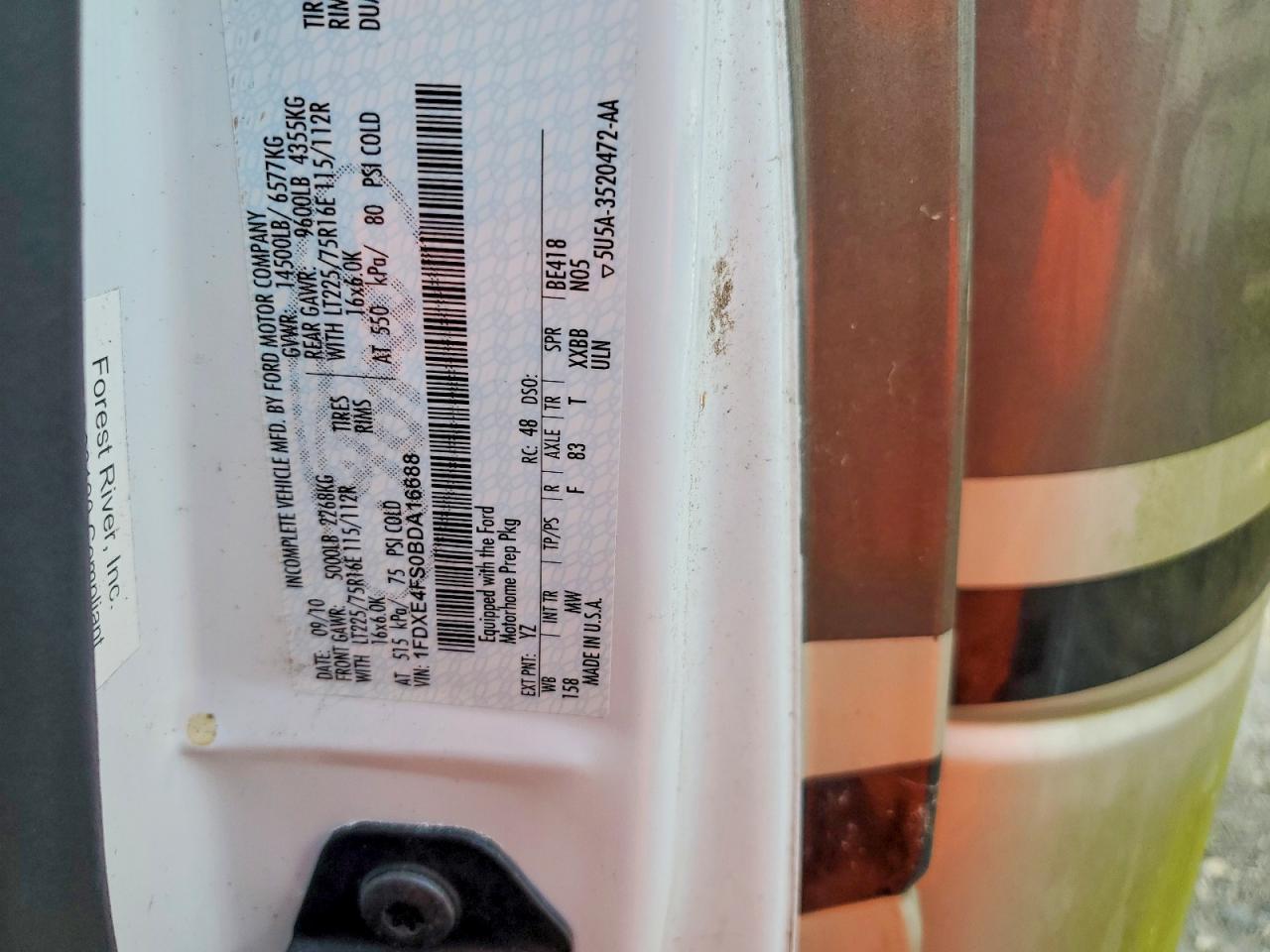 2011 Ford Concord RV