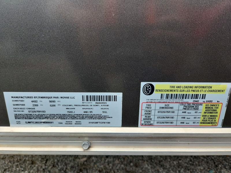 2023 H & H Trailers 2023 H & H H10128FTCHV-100 Enclosed Cargo Trailer