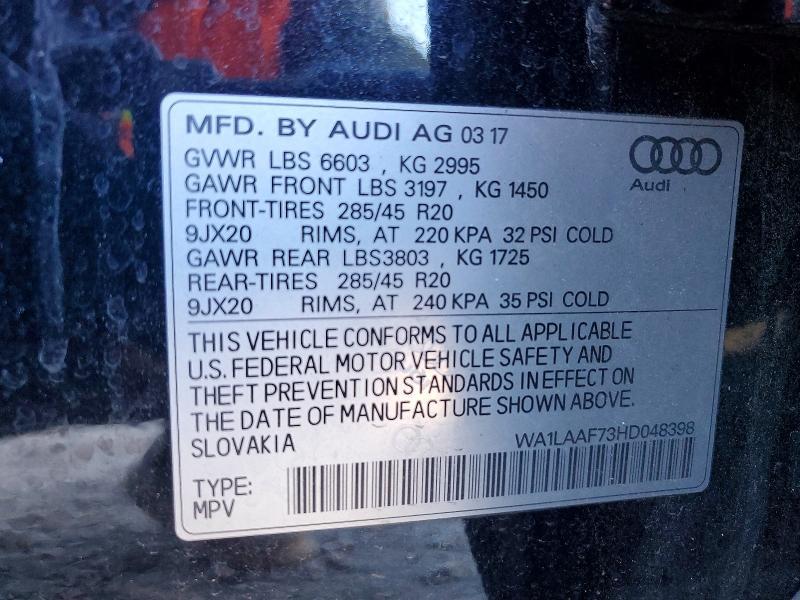 2017 Audi Q7 Premium Plus