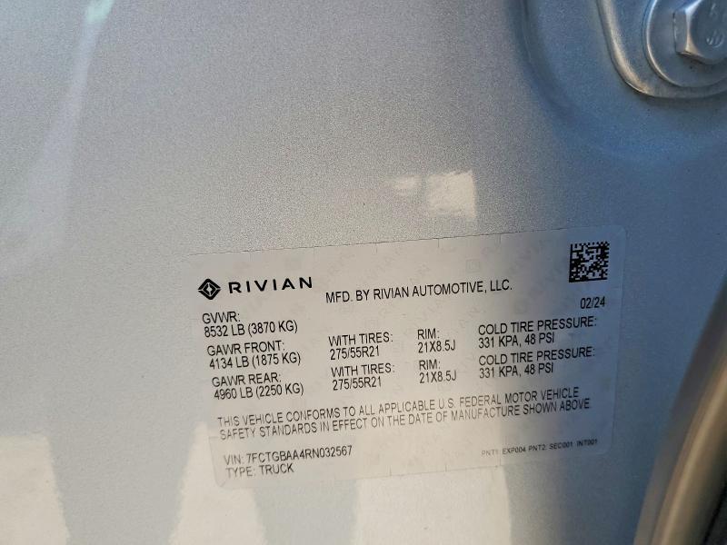 2024 Rivian R1T Adventure