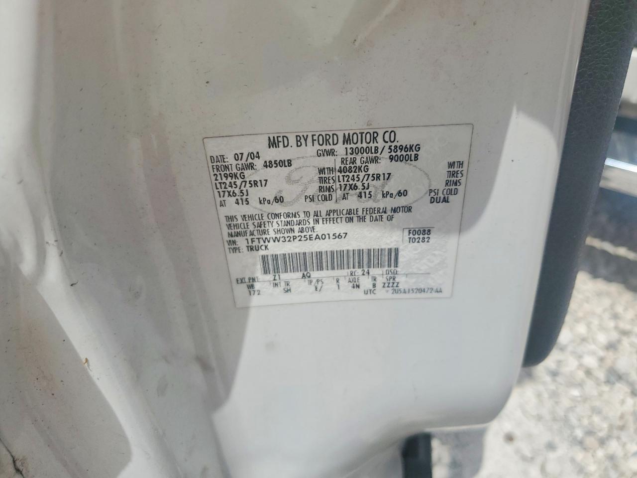 2005 Ford F350 Super Duty