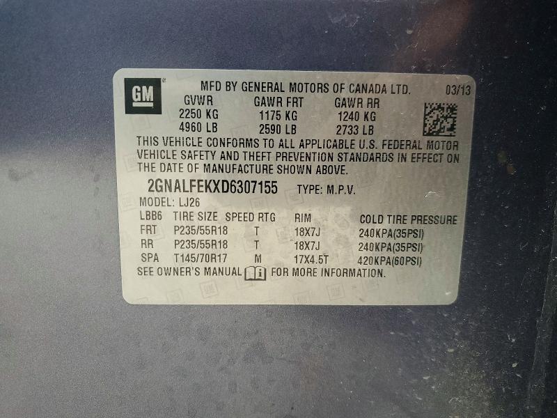 2013 Chev Equinox