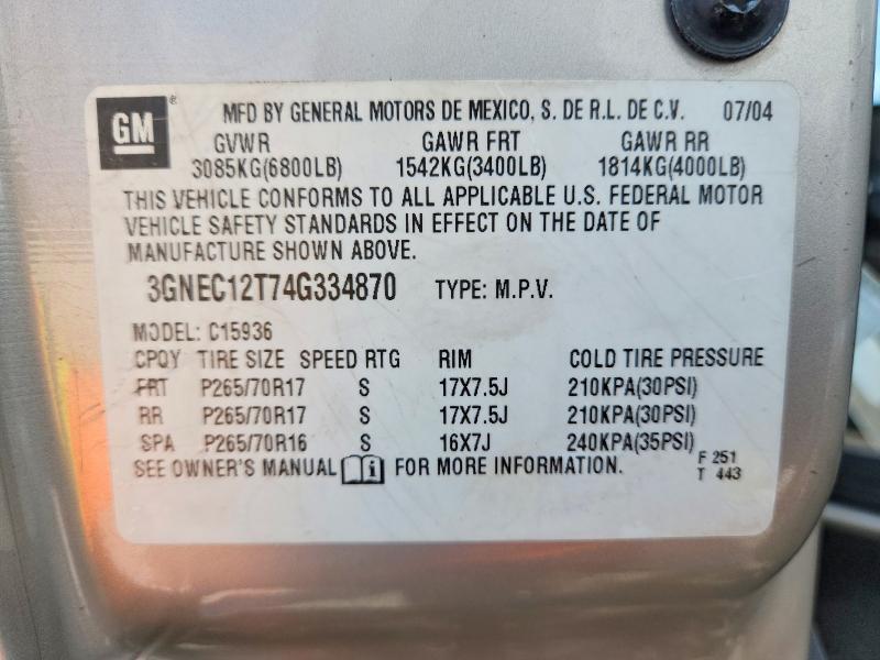 2004 Chevrolet Avalanche C1500