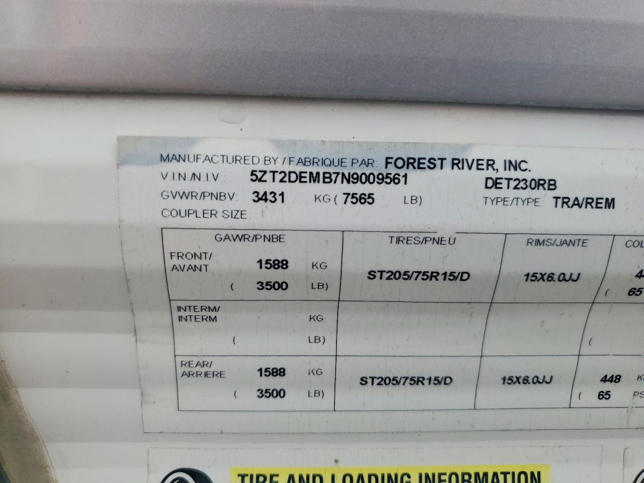 2022 Foresriver 2022 Forest River East West Camper