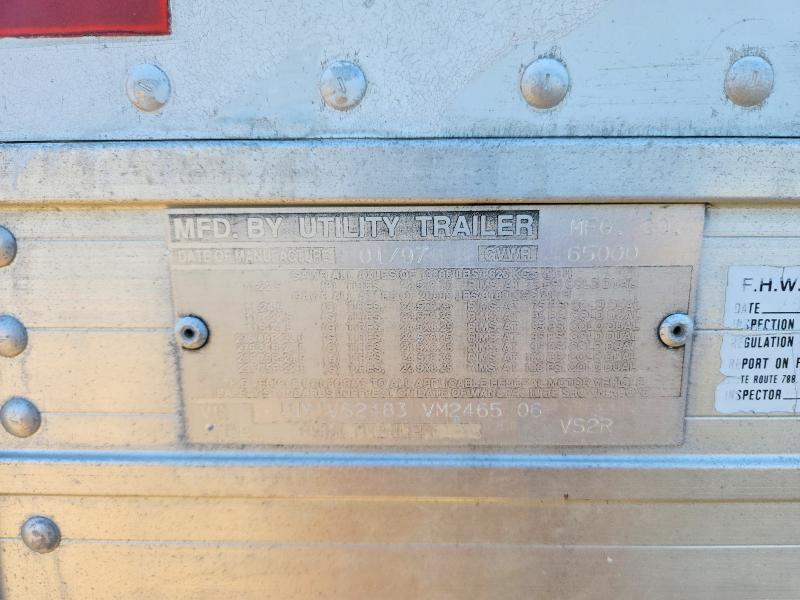 1997 Utility VS2R Refrigerated Van Trailer