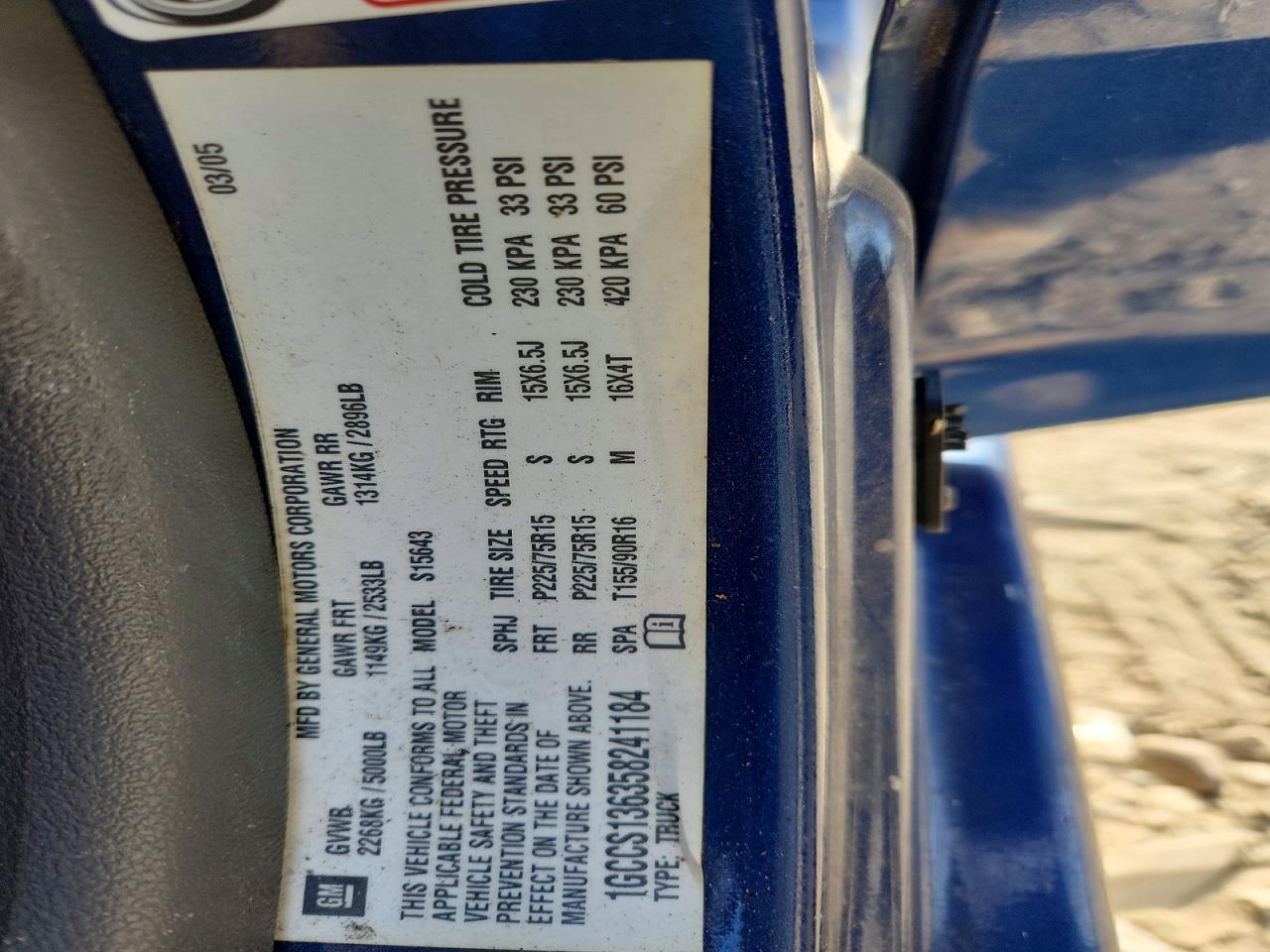 2005 Chevrolet Colorado