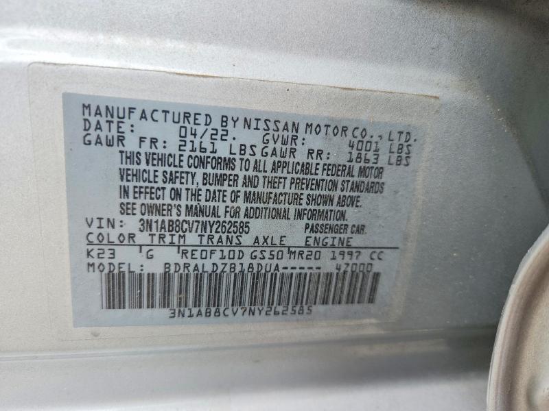 2022 Nissan Sentra sv