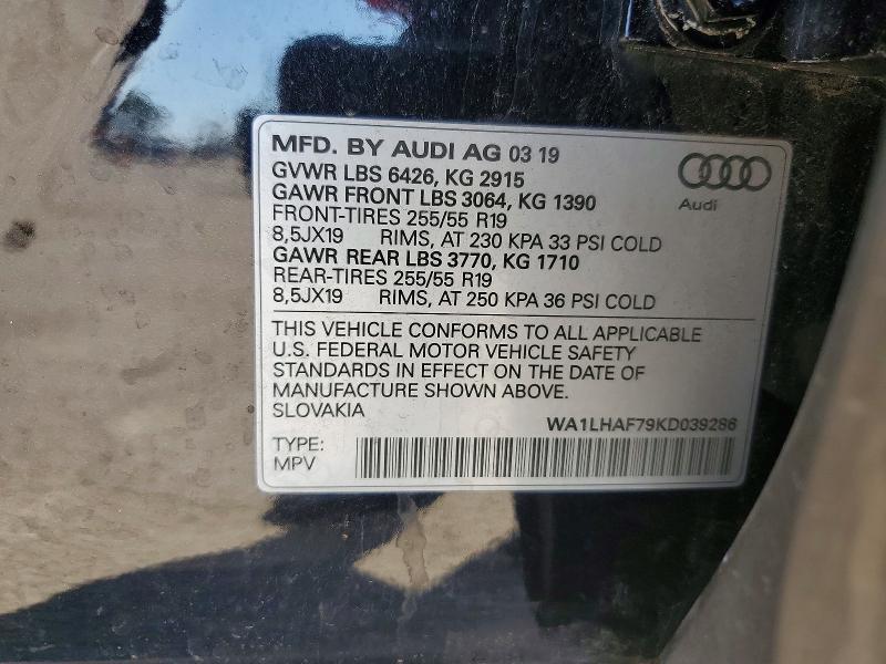 2019 Audi Q7 Premium Plus