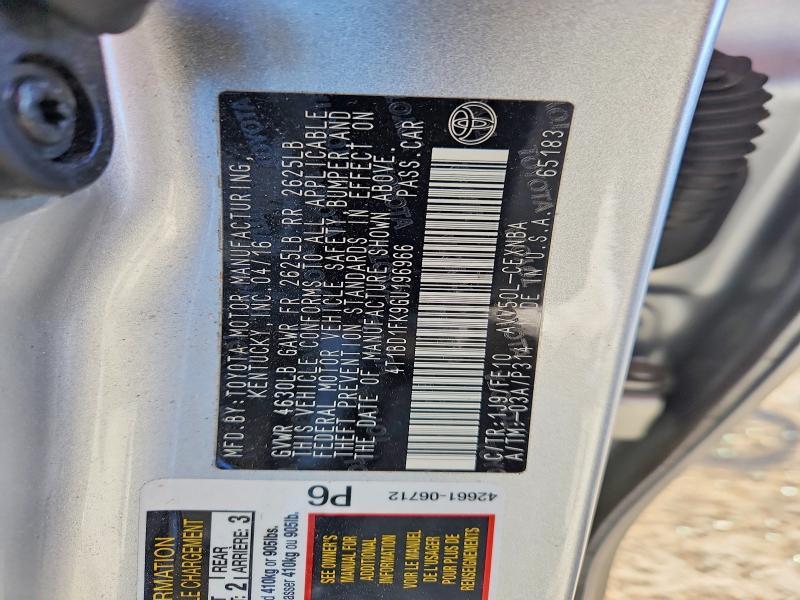 2016 Toyota Camry Hybrid le