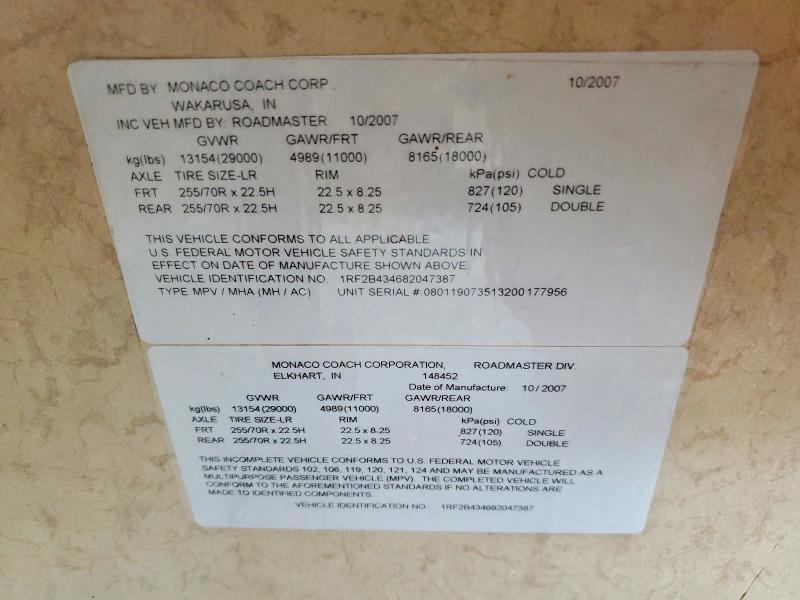 2008 Monaco Coa CH Cayman XL RV