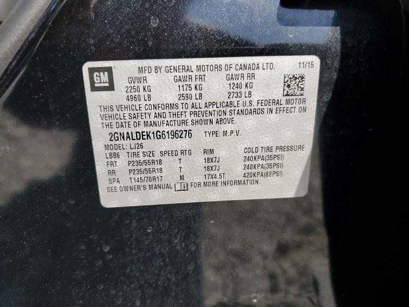 2016 Chevrolet Equinox ltz