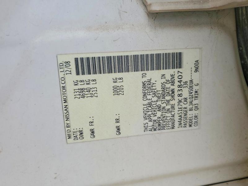 2009 Nissan Maxima 3.5 s