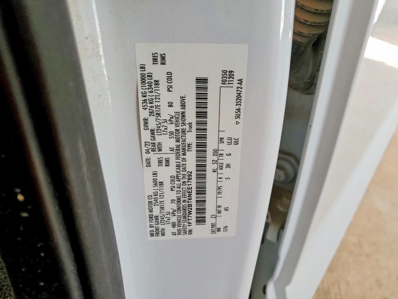 2022 Ford F250 Super Duty