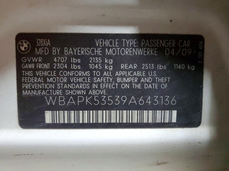 2009 BMW 328 xi Sulev