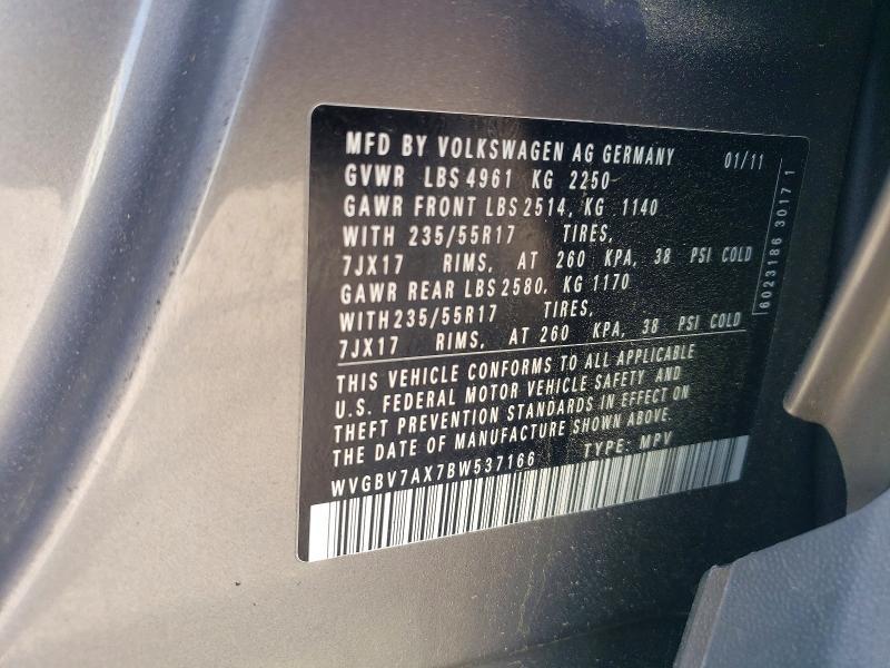 2011 Volkswagen Tiguan s