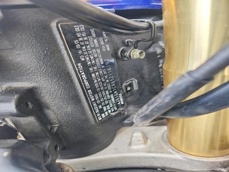 2005 Suzuki GSX-R600 K