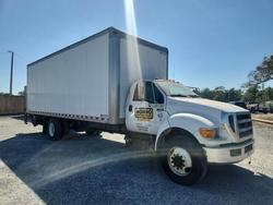 Ford salvage cars for sale: 2015 Ford F750 box Truck