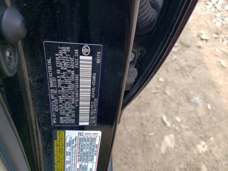 2007 Toyota Camry le