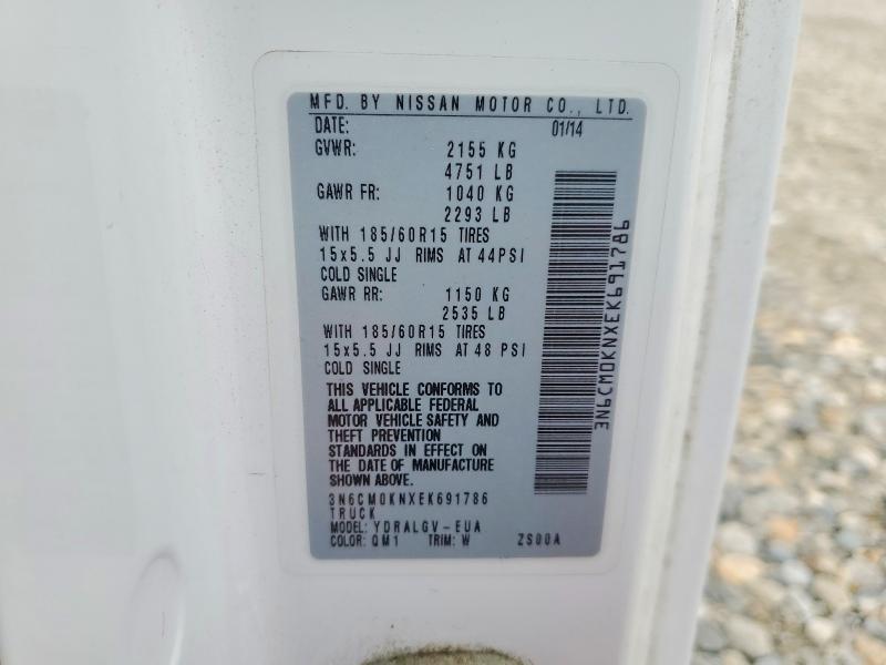 2014 Nissan Nv200 sv