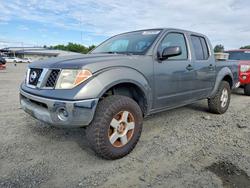Salvage trucks for sale at Sacramento, CA auction: 2005 Nissan Frontier SE
