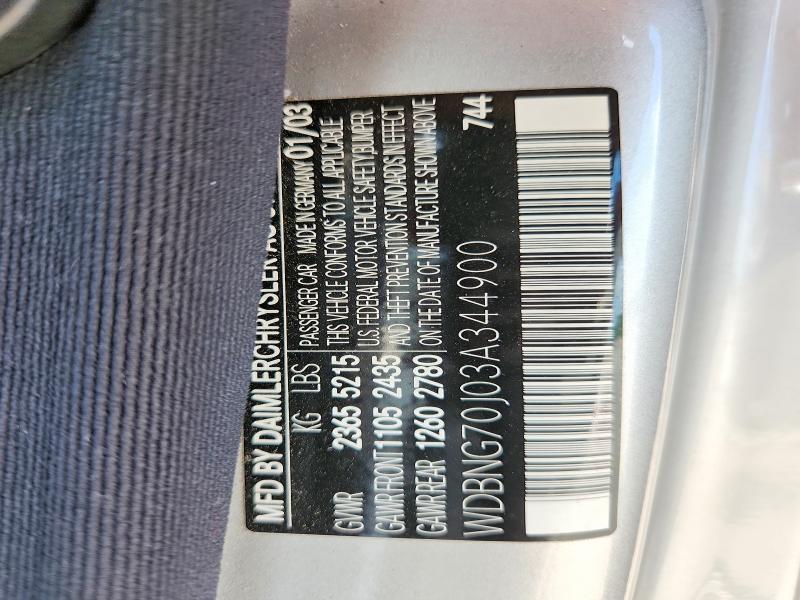 2003 Mercedes-Benz S 430