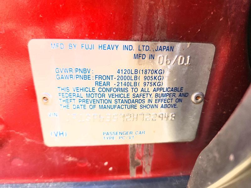 2002 Subaru Forester l