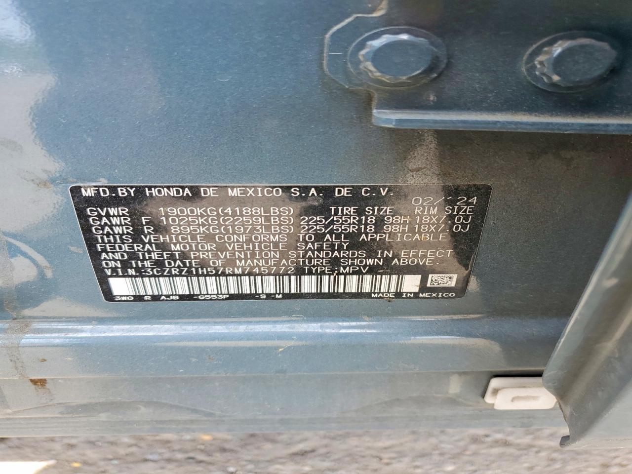 2024 Honda Hr-v Sport