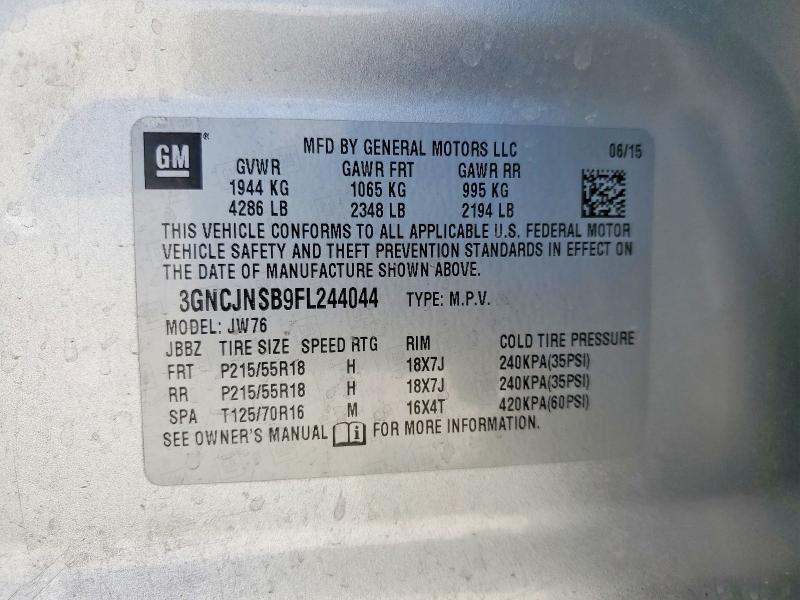 2015 Chevrolet Trax ltz