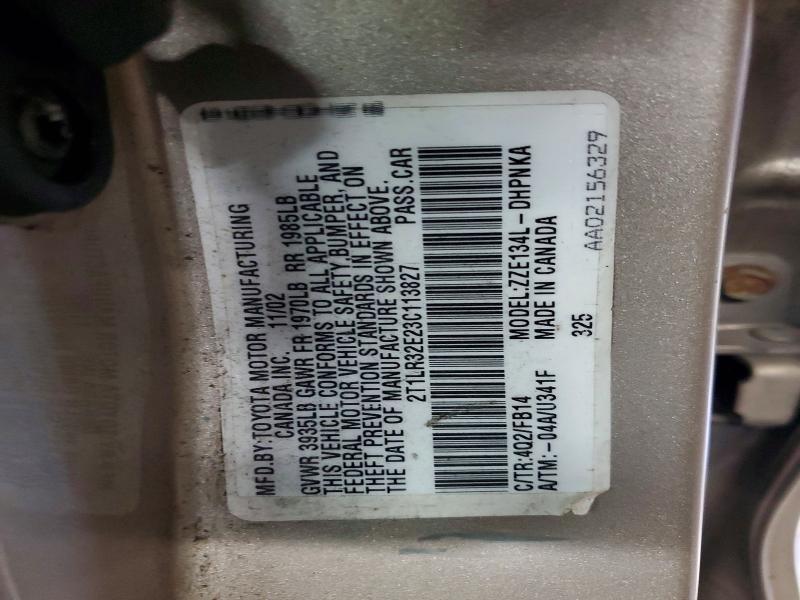 2003 Toyota Matrix xr