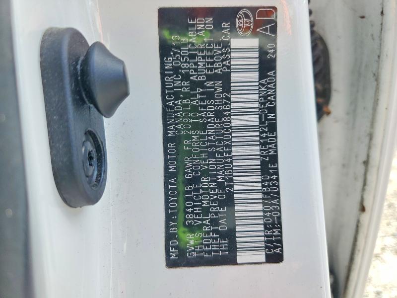 2013 Toyota Corolla le