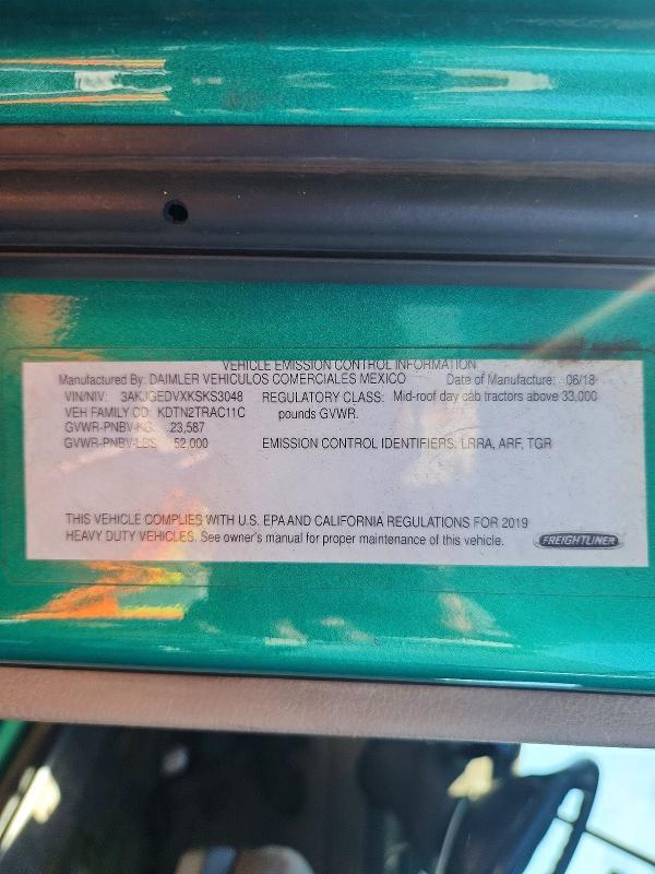 2019 Freigliner 2019 Freightliner Cascadia 125 Semi Truck