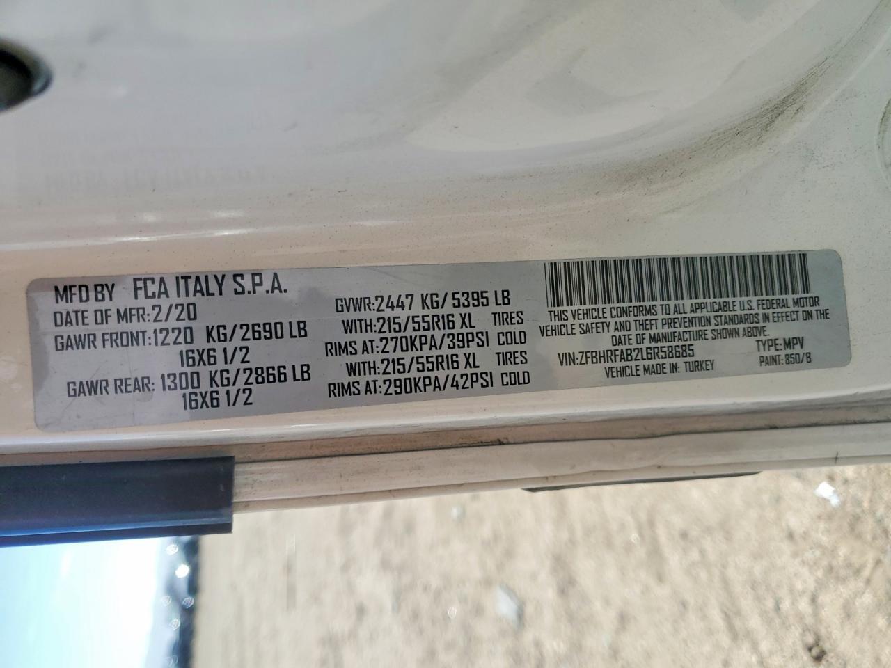 2020 Dodge RAM Promaster City