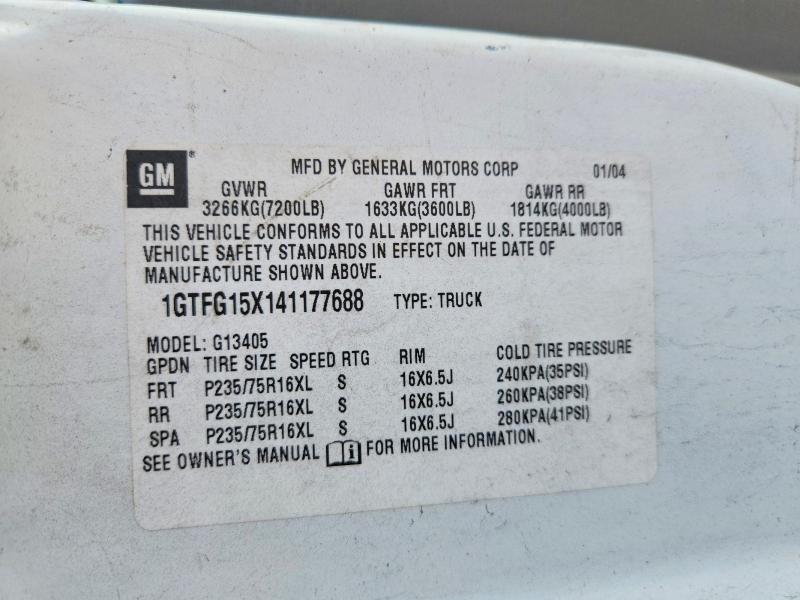 2013 Chevrolet Express 1500 Cargo Delivery Van