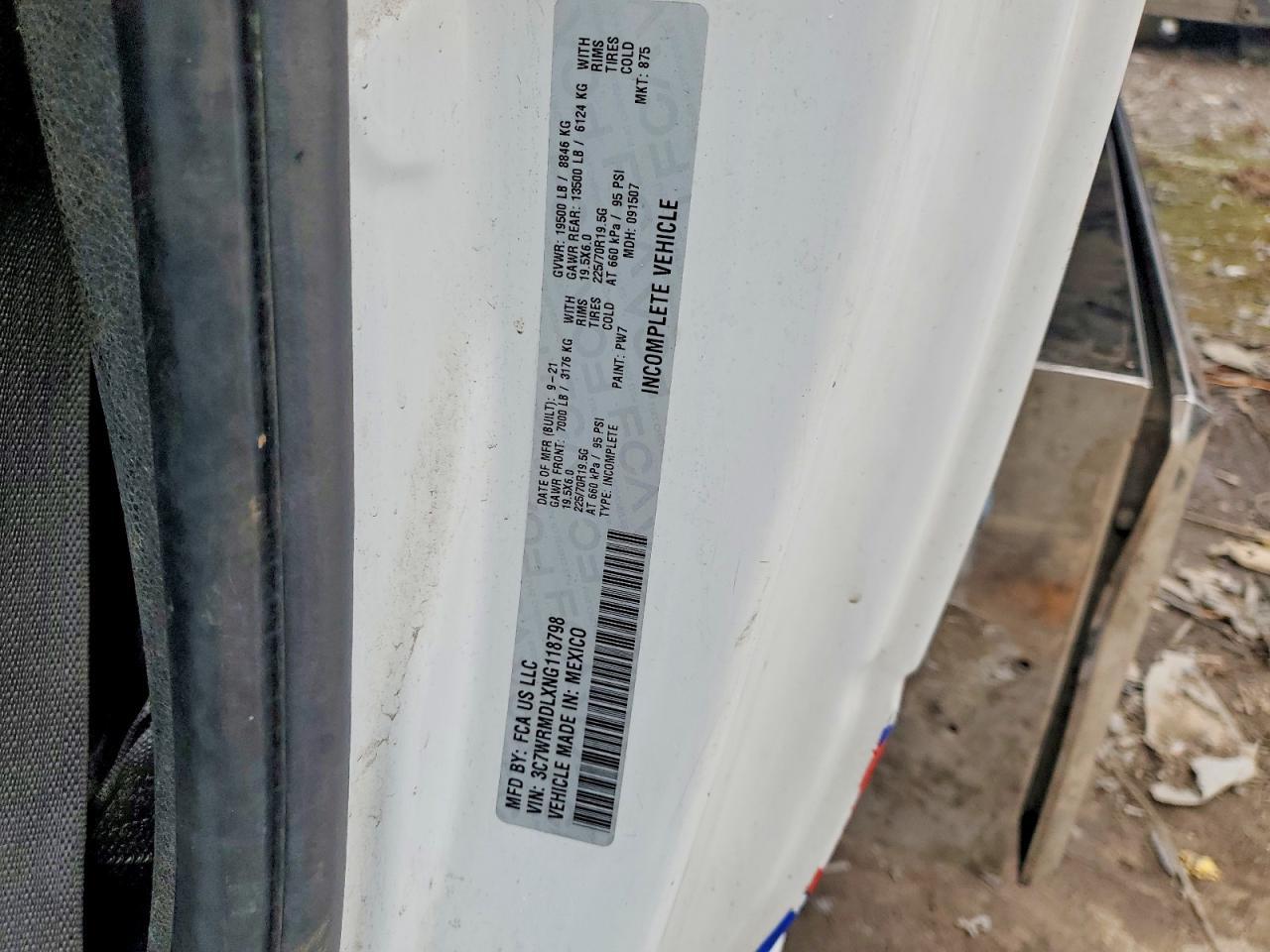 2022 Dodge RAM 5500 Flatbet TOW Truck Wrecker