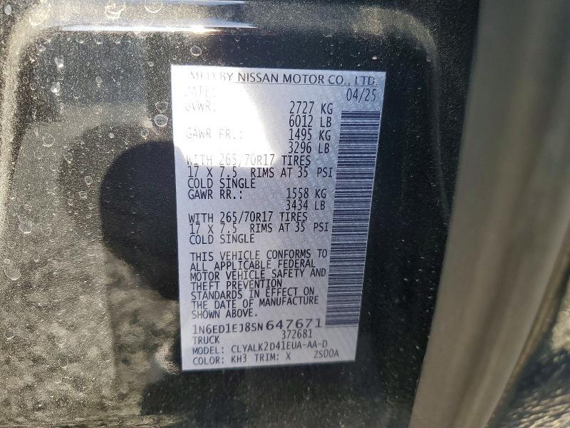 2025 Nissan Frontier PRO-X