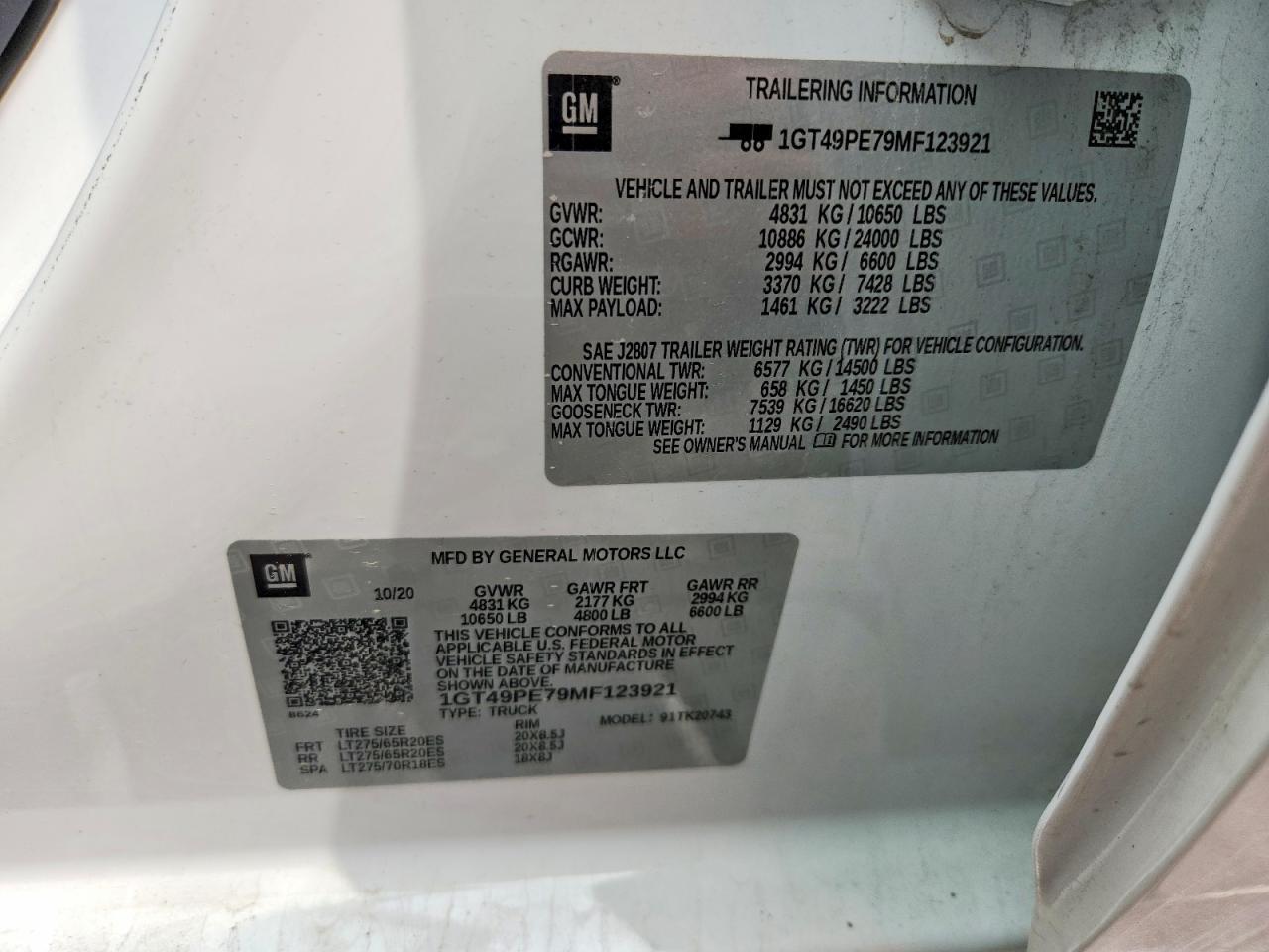 2021 GMC Sierra K2500 AT4