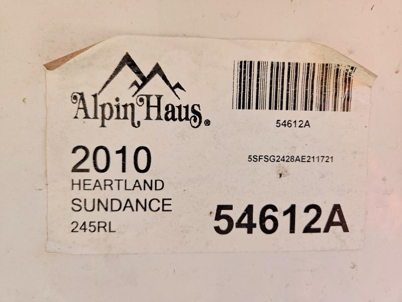 2010 Heartland Sundance xlt